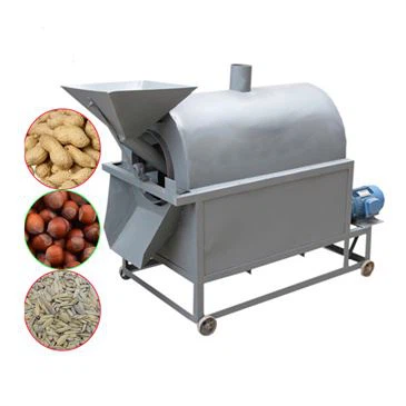 15-25 Kg- Roj Noob Sunflower Txiv laum huab xeeb Automatic Roaster Tshuab