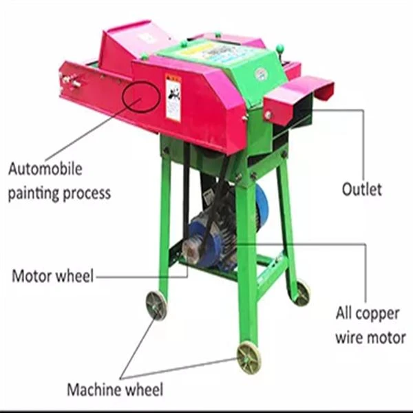 Nyom Chaff Cutter Thiab Grinder