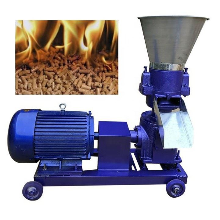 High Efficient Flat Die Biomass Ntoo Pellet Tshuab