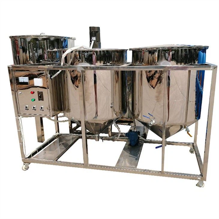 Small Scale Edible Oil Refining Machine