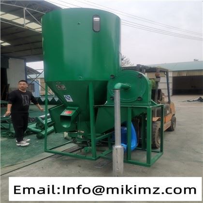Self Suction Tsiaj Grains Pub Crusher Thiab Mix Tshuab