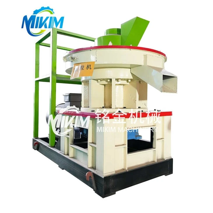 Vertical Ring Tuag Ntoo Sawdust Pellet Ua Tshuab