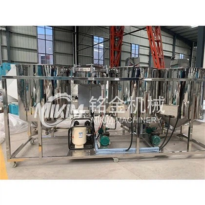 Peanut Soybean Roj Refining Tshuab Kev muag khoom